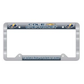 Full Color Signature Laminate License Plate Frames - White Reflective Material